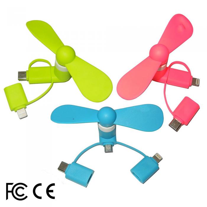 3 in 1 USB Mini Fan