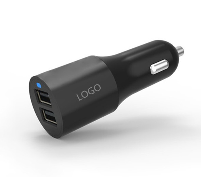 USB 2 Port Car Charger Adapter