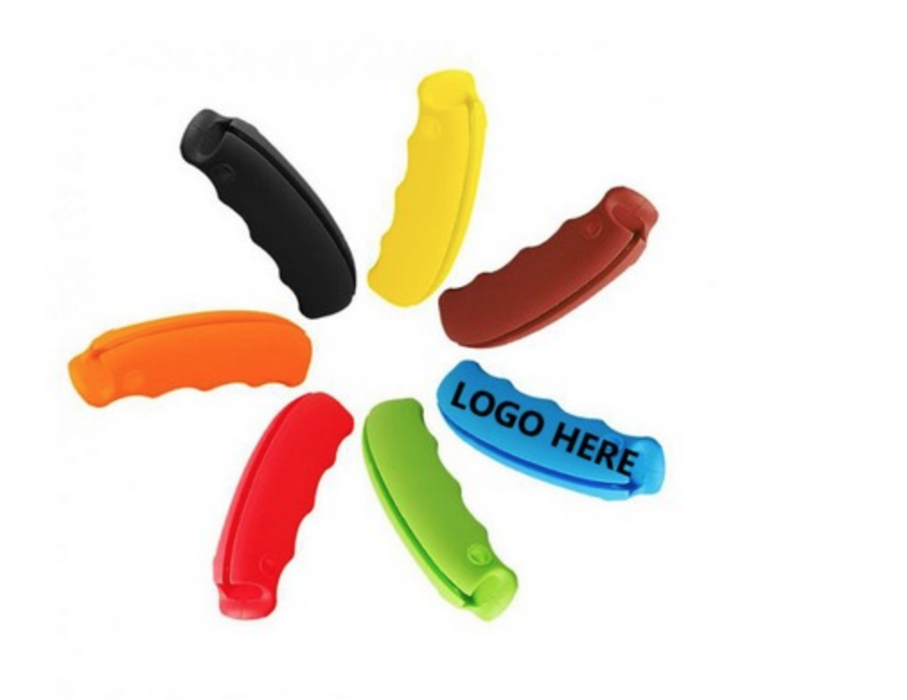 Silicone shopping bag carrying handle/grocery bag holder