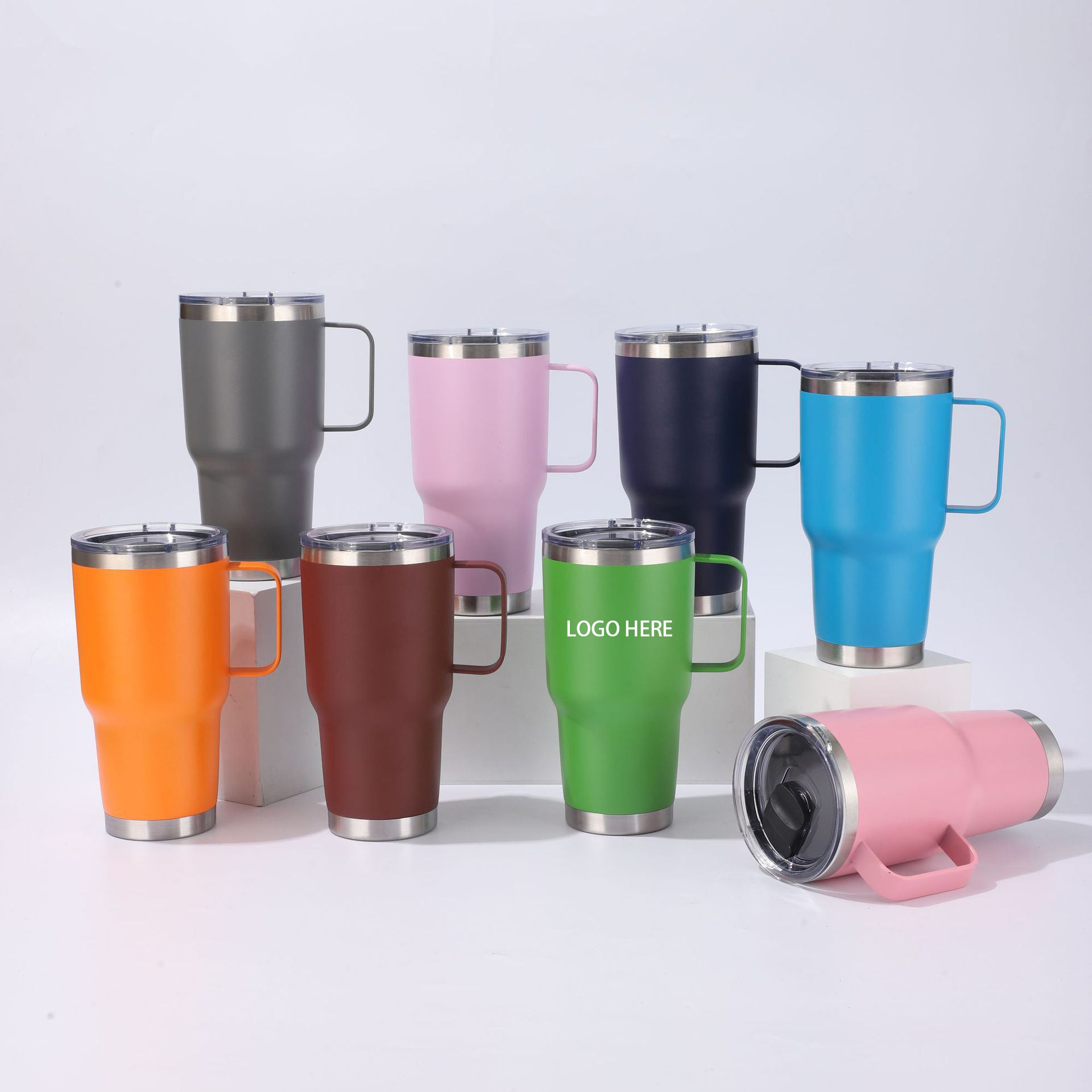 30oz Vacuum cup with handle