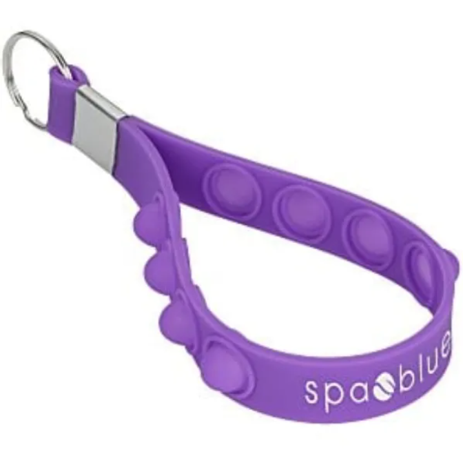 Push Pop Fidget Wrist Strap Keychain