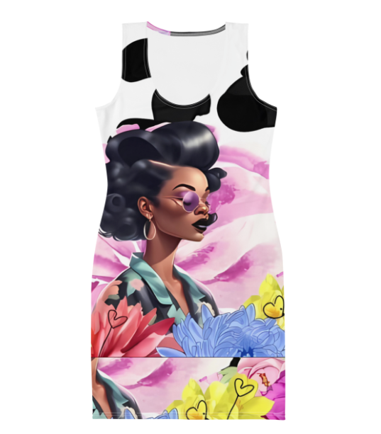 dye sublimated polyester dresses