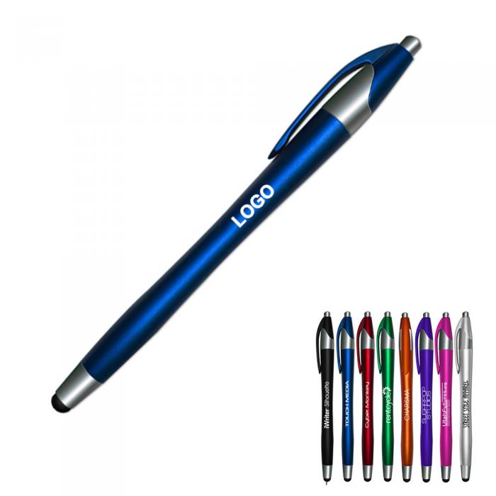 Retractable Stylus Ballpoint Pen