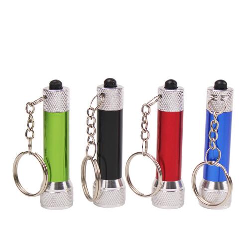 3 LED Metal Keychain Flashlight
