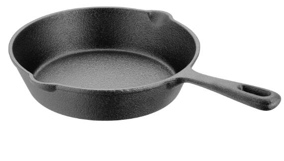 8 inch Iron Cast Skillet, Frying Pan