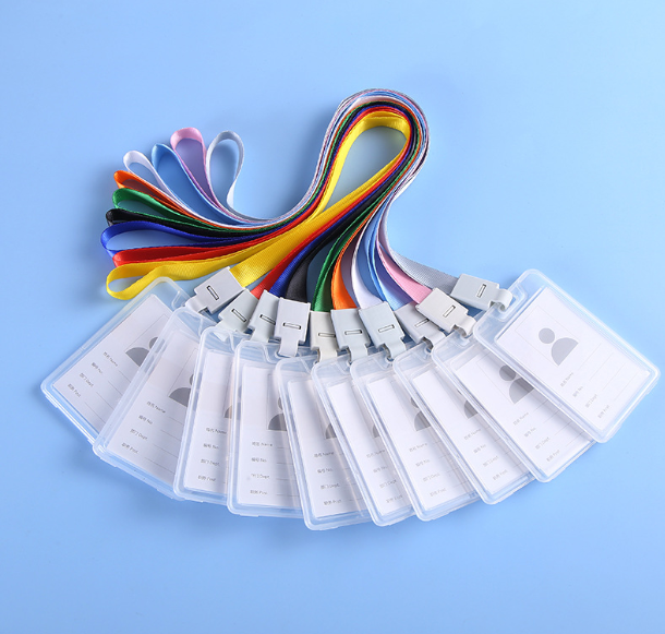 Clear Plastic ID Card Holders