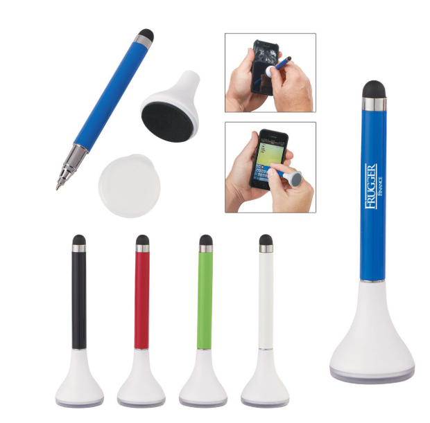 Stylus Pen Stand With Screen Cleaner