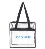 PVC tote bag with zipper closure PVC tote bag with zipper closure