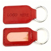 Custom Geometric PU Car Keychain