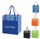 Laminated Tote with Large Front Pocket Laminated Tote with Large Front Pocket