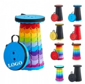 Portable Retractable Folding Stool Collapsible Telescoping