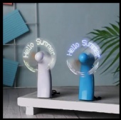 Mini Portable Handy LED Flashing Message Fan