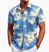 Hawaiian Shirt Summer Beach Tropical Short Sleeve Button Down Shirt Hawaiian Shirt Summer Beach Tropical Short Sleeve Button Down Shirt