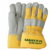 Leather Palm Multi-Size Work Glove-Yellow Leather Palm Multi-Size Work Glove-Yellow