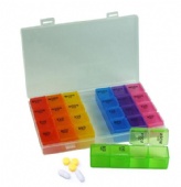 Weekly Pill Organizer 3x/day 7 Day Box for Vitamins Fish Oil Weekly Pill Organizer 3x/day 7 Day Box for Vitamins Fish Oil