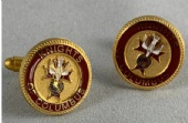 Custom Soft Enamel with 3D Metal Brim Cufflinks Custom Soft Enamel with 3D Metal Brim Cufflinks