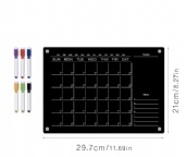 Magnetic Weekly Planner for Fridge Dry Erase